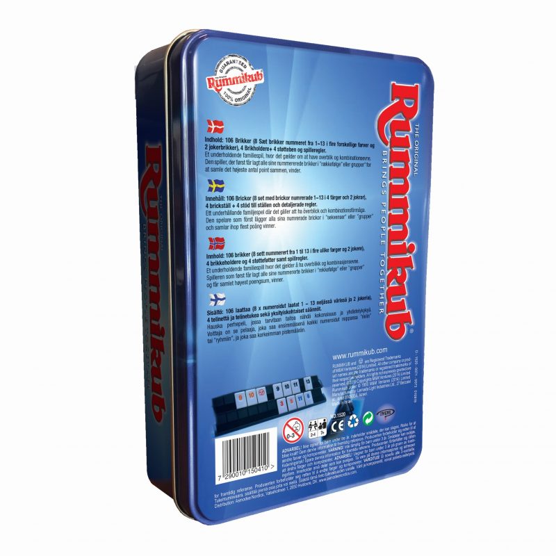 Rummikub Travel Board Game Asmodee Nordics