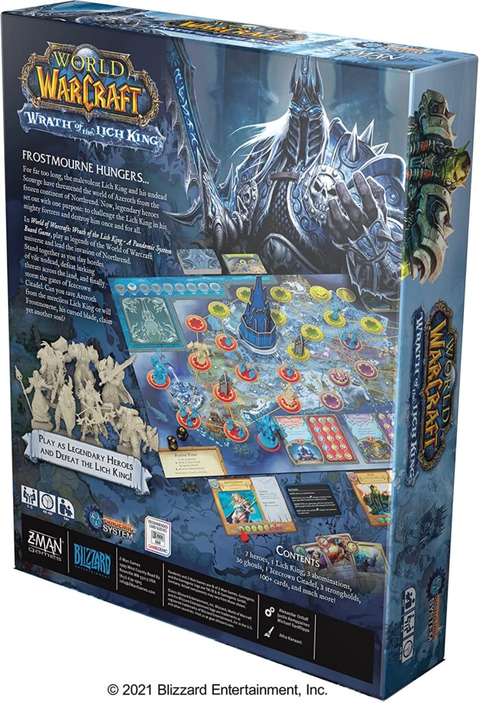World of Warcraft Wrath of the Lich King – a Pandemic system game
