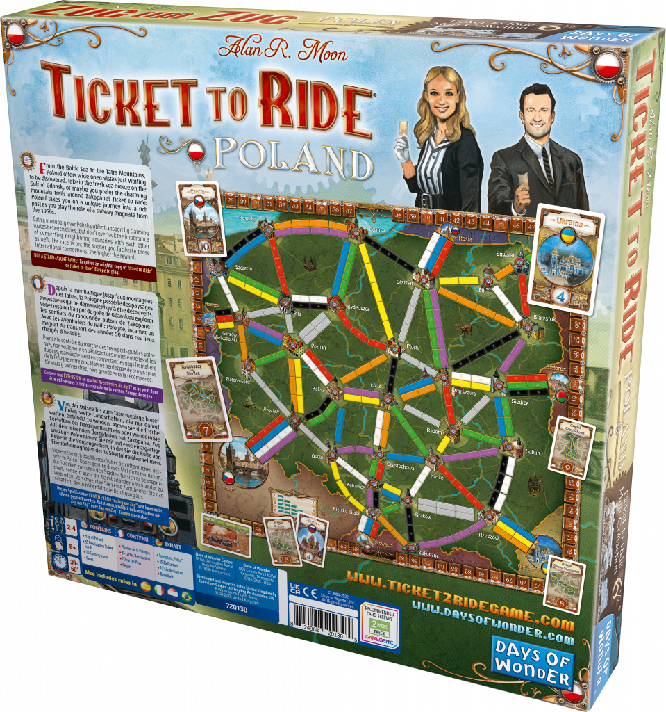 Ticket to Ride – Poland (Expansion) (Map collection)