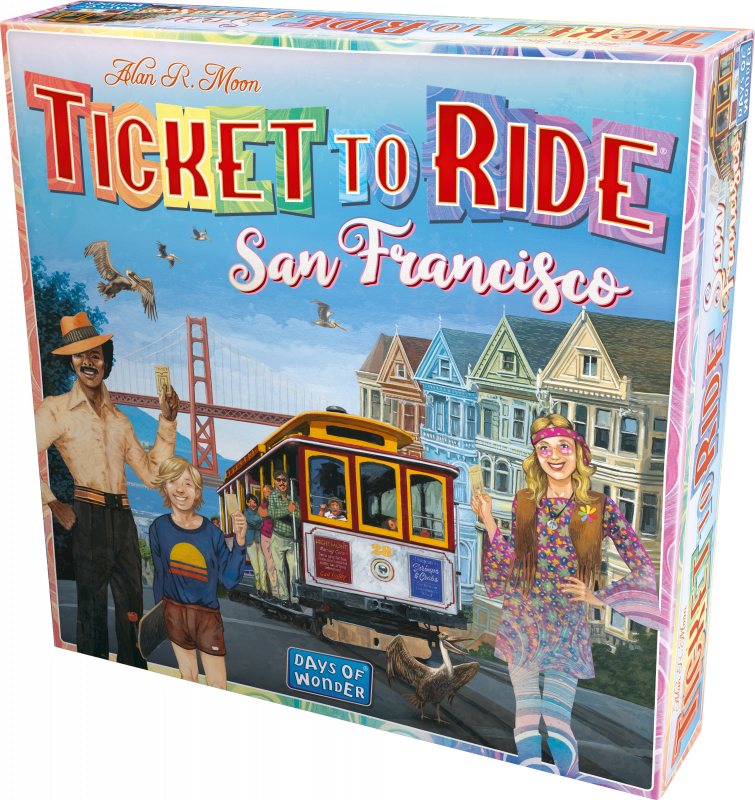 Ticket to Ride - San Francisco Board Game - Asmodee Nordics