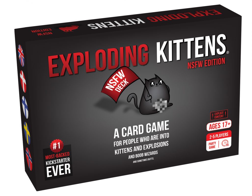 Exploding Kittens NSFW Board Game - Asmodee Nordics