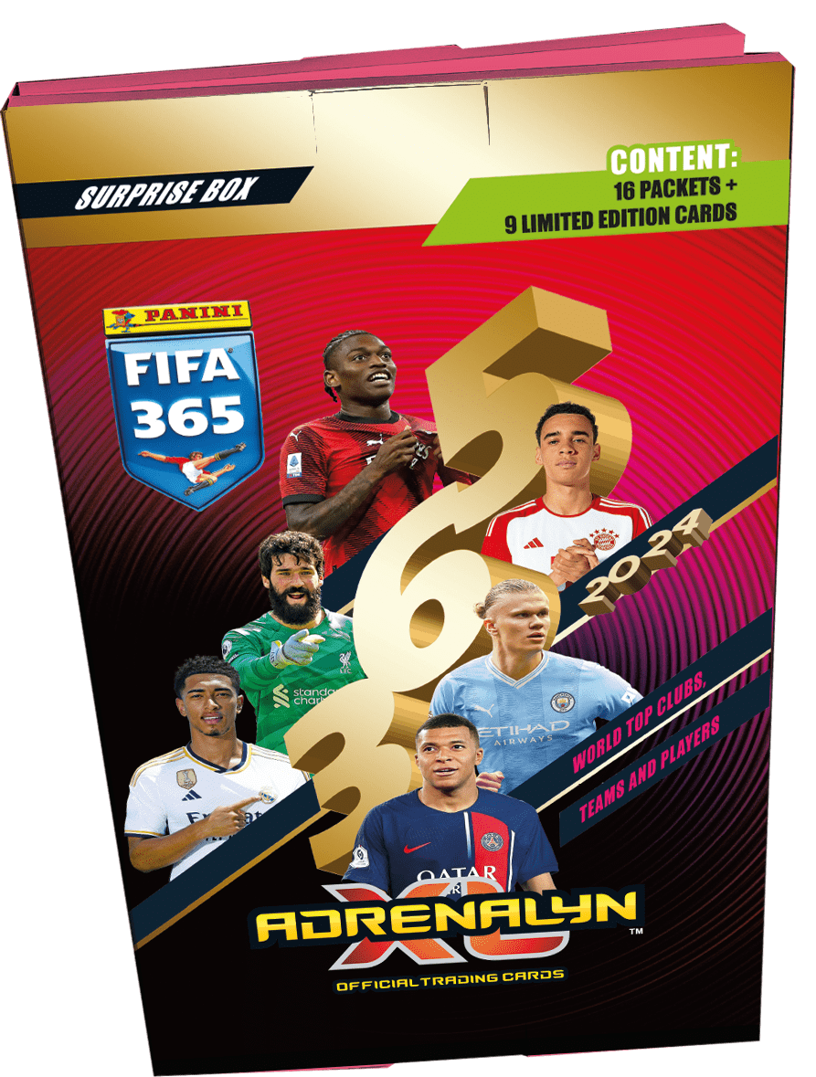 Panini FIFA 365 2024 Adrenalyn XL Trading Cards Cards Display Starter  Booster