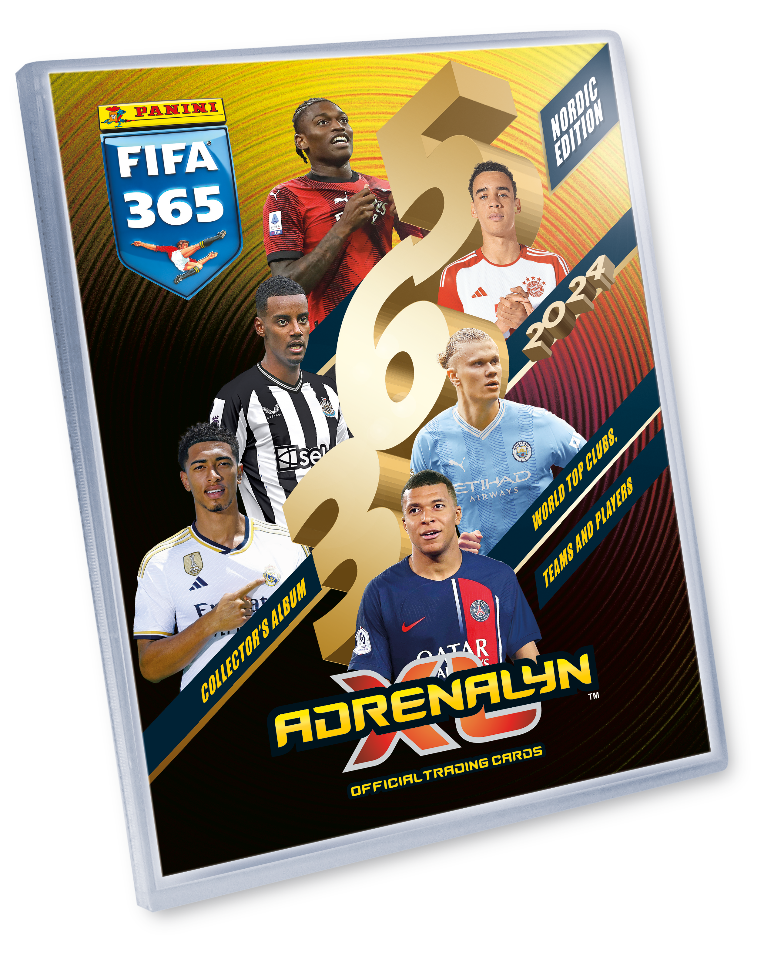 Panini FIFA 365 2024 Adrenalyn XL 50 Packs Nordic Edition, Games