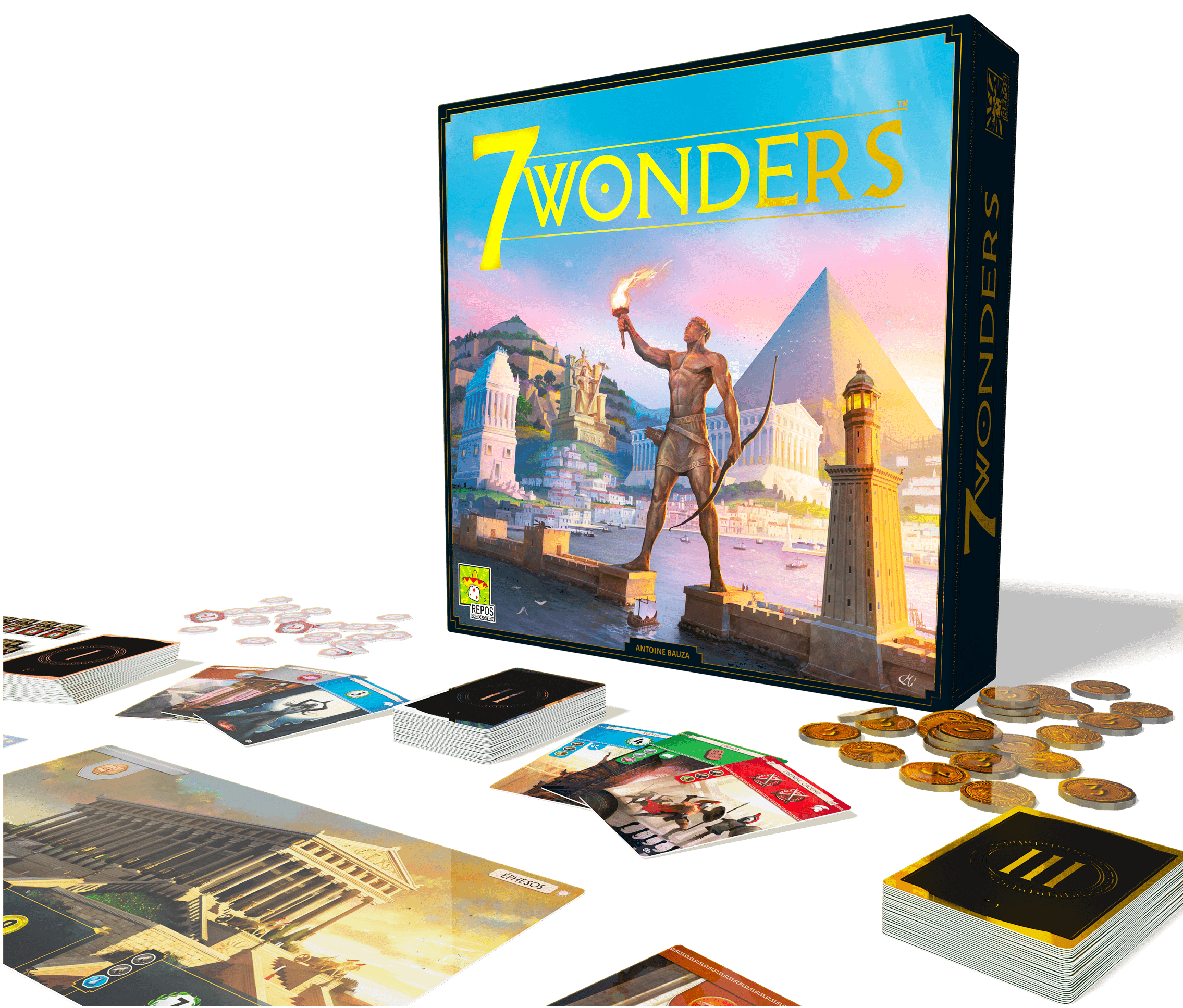 7 Wonders Board Game - Asmodee Nordics
