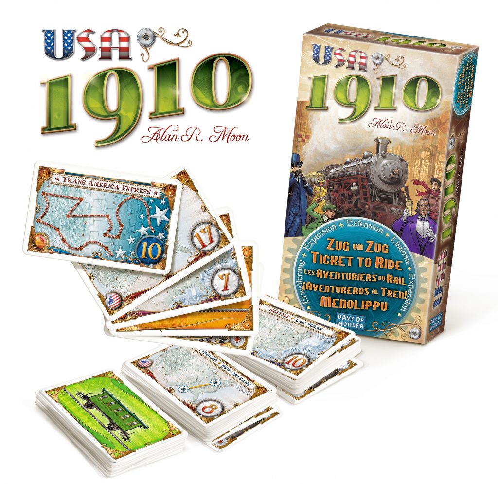 Ticket to Ride – 1910 (Expansion to US)