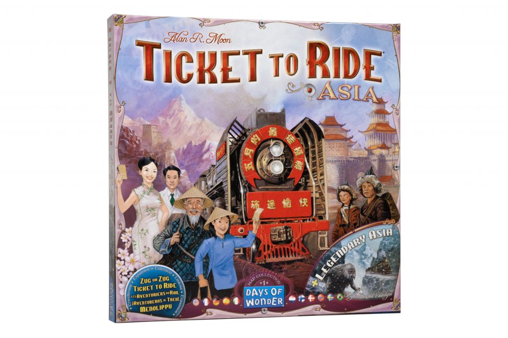 Ticket to Ride - Asia (Expansion) (Map collection) Board Game - Asmodee ...