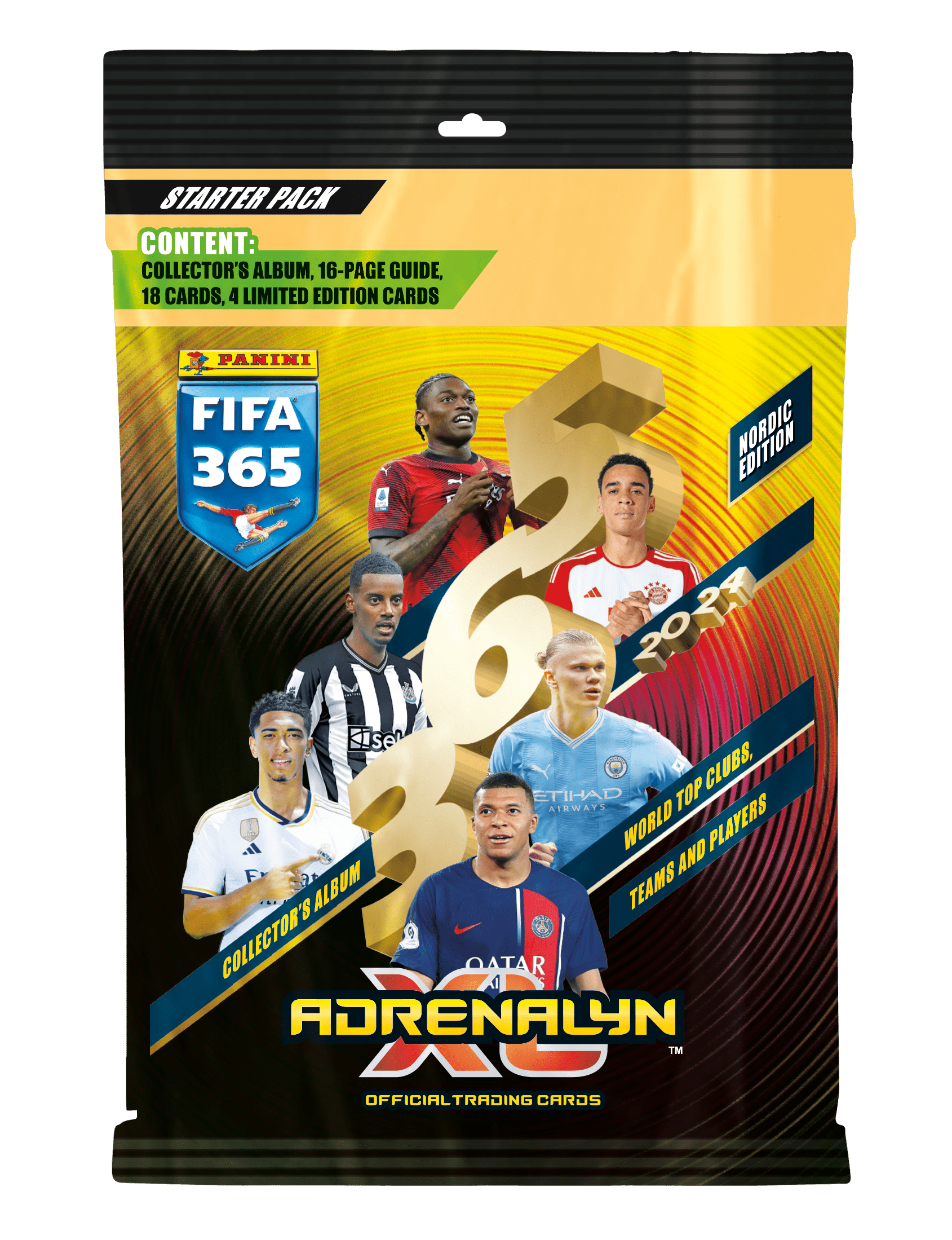 Panini FIFA 365 2024 Adrenalyn XL Trading Cards - 1 pantalla de 24 boosters  : : Juguetes y juegos