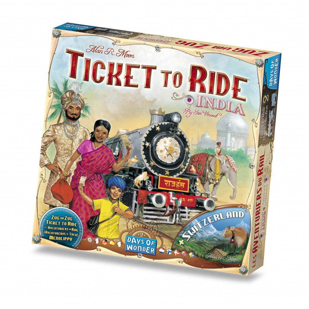Ticket to Ride – India (Expansion) (Map collection)