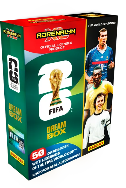 Panini WC 2026 0000s 0000 FIFA WORLD CUP 2026 ADRENALYN XL DREAM BOX CLOSEDpng