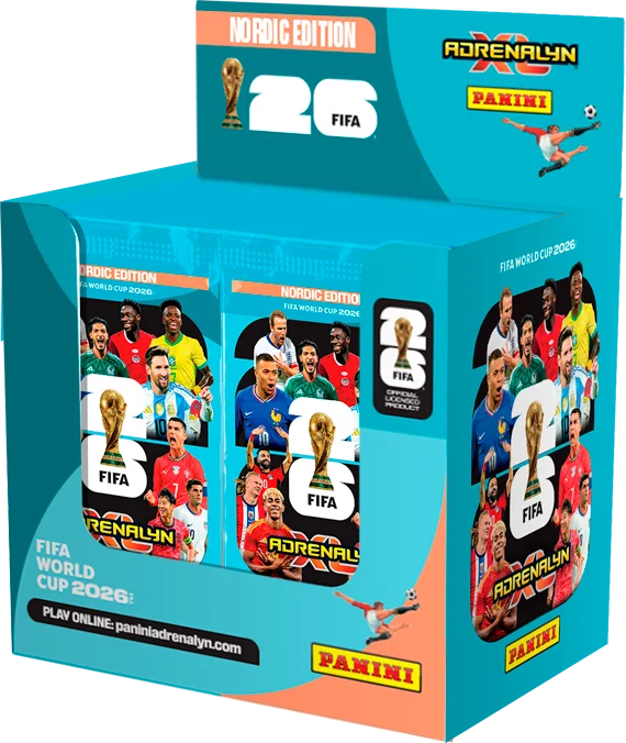 Panini WC 2026 0000s 0005 FIFA WORLD CUP 2026 ADRENALYN XL NORDIC EDITION BOOSTER DISPLAY OPENpng
