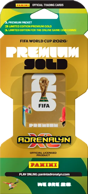 Panini WC 2026 0000s 0013 FIFA WORLD CUP 2026 ADRENALYN XL PREMIUM GOLD BLISTERpng