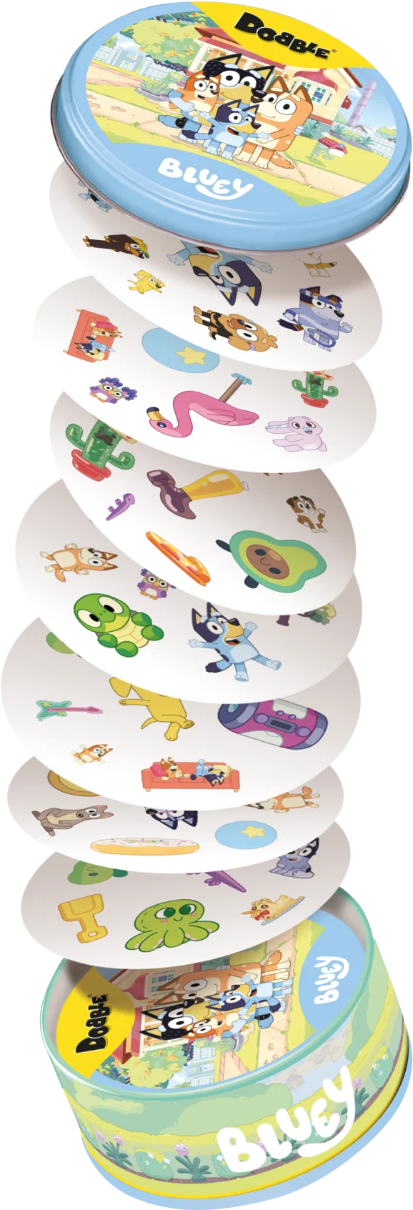 Dobble Bluey Floating Stack