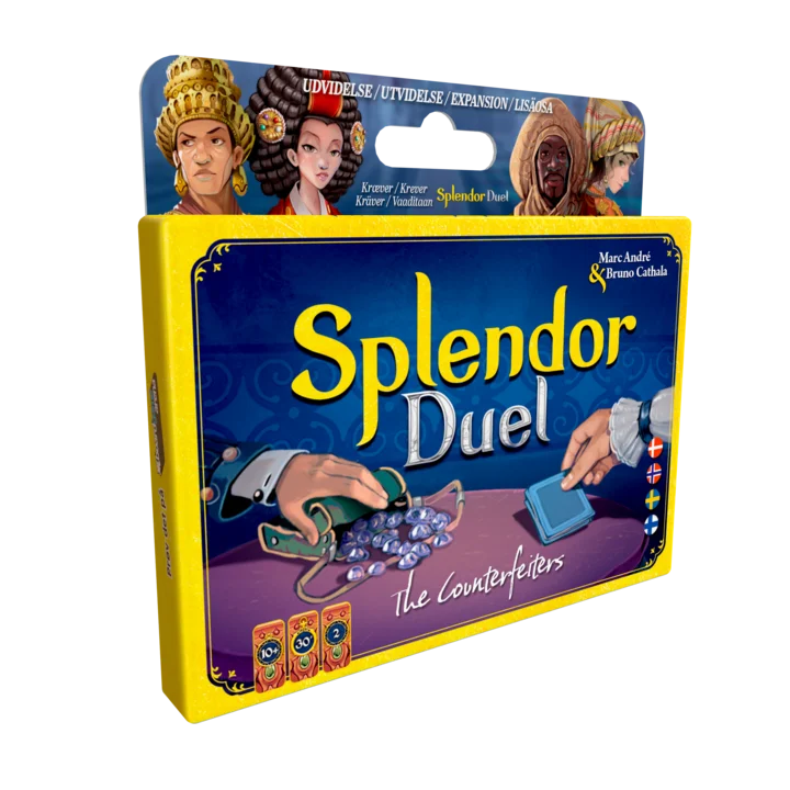Splendor Duel - The Counterfeiters Exp Box Left