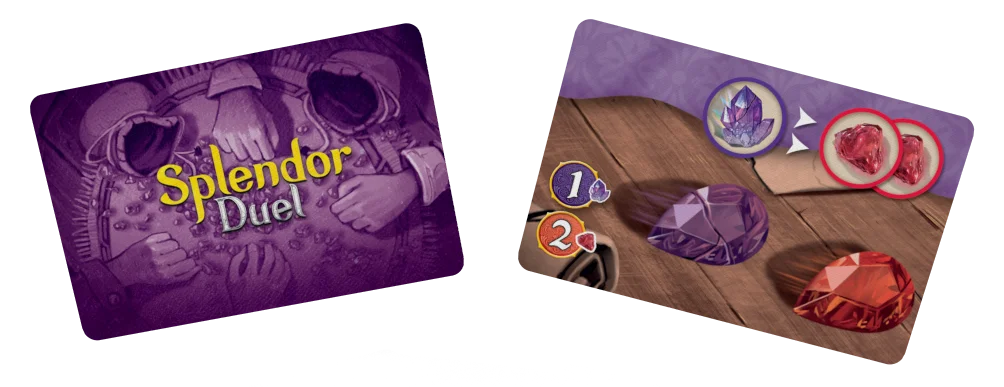 Splendor Duel - The Counterfeiters Exp Cards