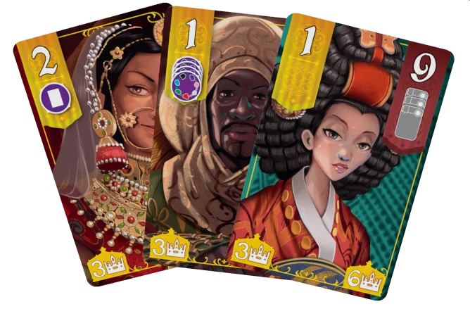 Splendor Duel - The Counterfeiters Exp Royal Cards