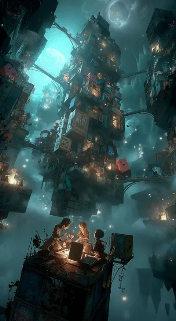 Magical Gaming Scene