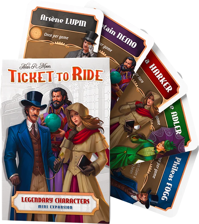 Ticket to Ride: Legendary characters