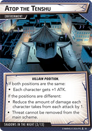 MC65 Cards Atop The Tenshu Villian
