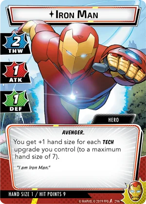 Mc01en Card Iron Man