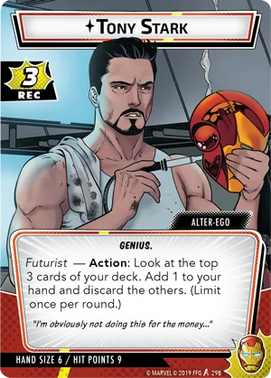 Mc01en Card Tony Stark