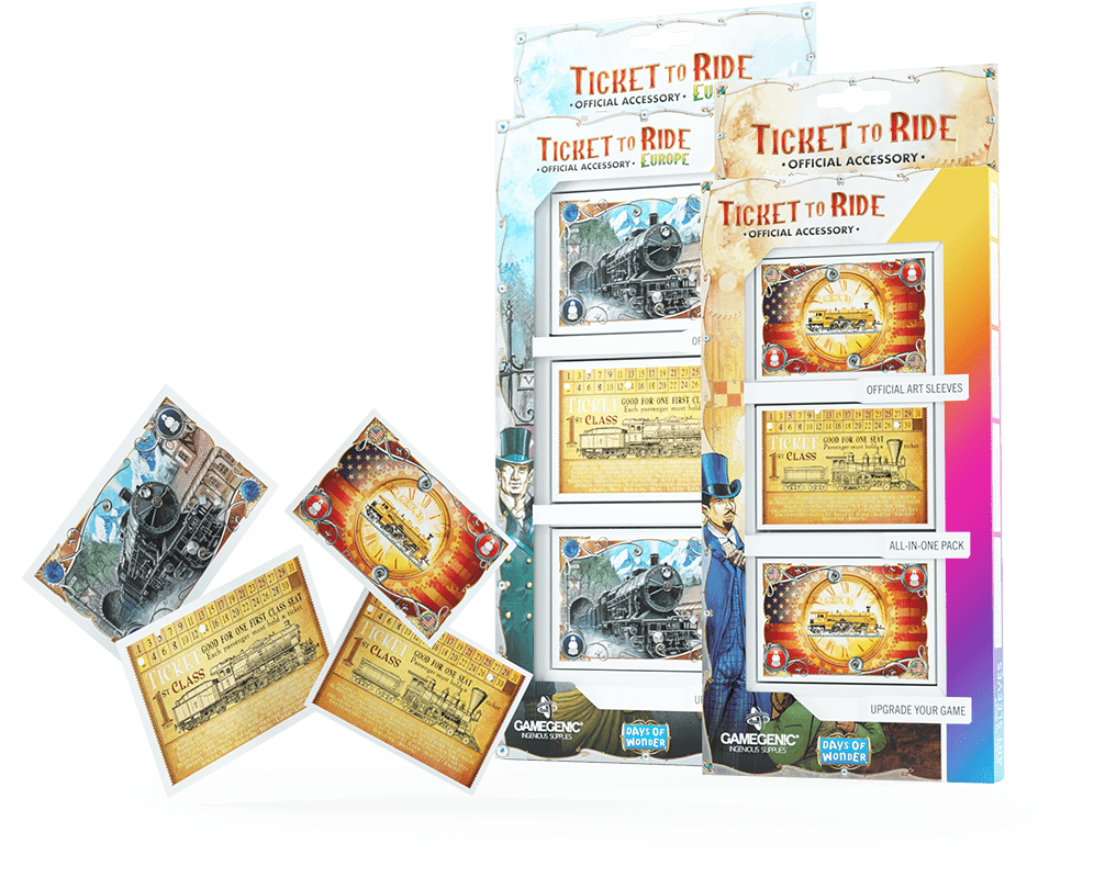 Ticket to Ride® Art Sleeves