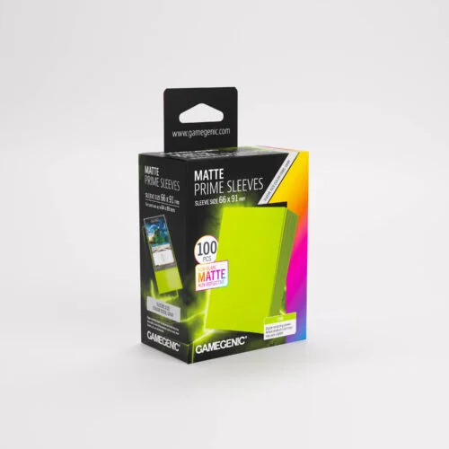 Lime Matt Prime Sleeves