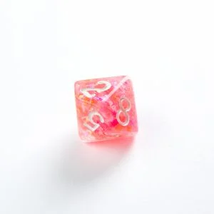 RPG DICE SET - CANDY-LIKE SERIES - Peach D10