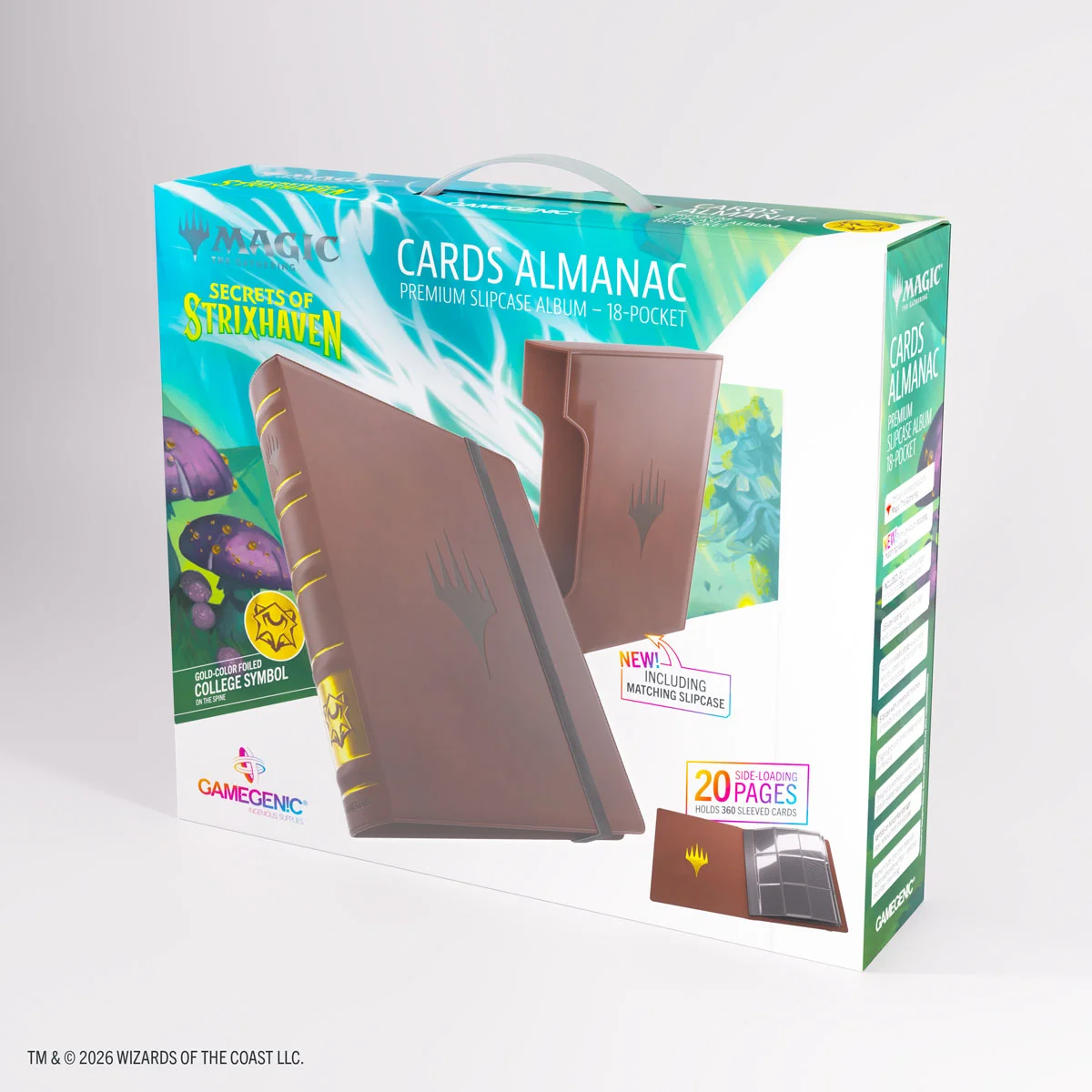 Magic: The Gathering - Secrets of Strixhaven - Cards Almanac Premium Slipcase Album 18 Pocket Lorehold