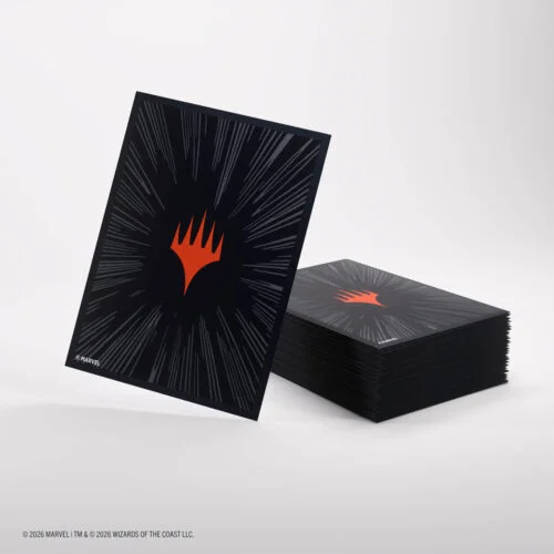 Magic: The Gathering - Marvel Super Heroes - Premium Double Sleeving Pack - Comic Burst Black