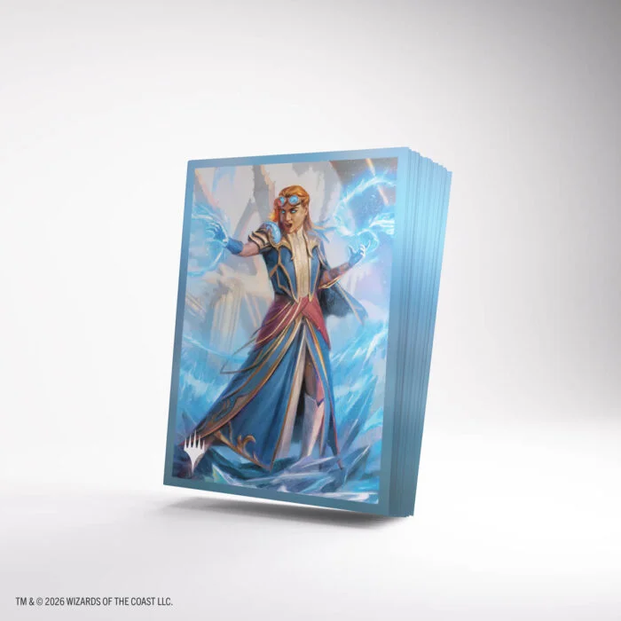 Pochettes Gamegenic Magic Réalité Fracturée Chandra, Chill of Compliance : illustration et pile de protège-cartes