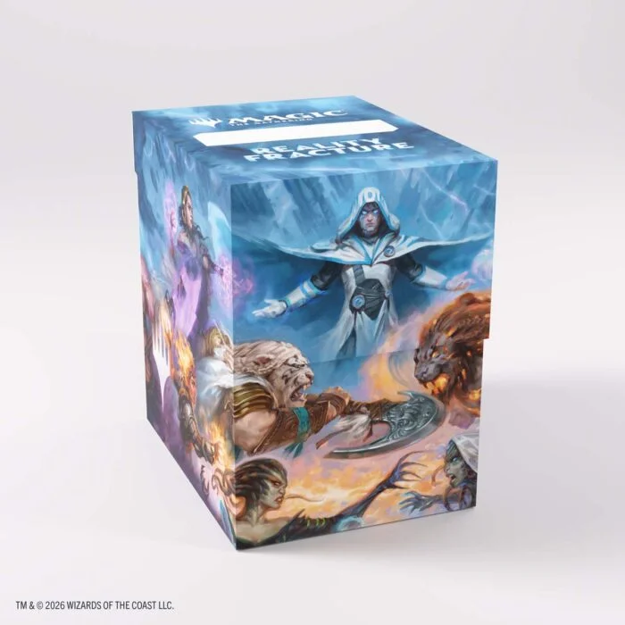 Boîte Gamegenic Soft Dynacrate 100+ XL Face Yourself illustrée aux couleurs de Magic Réalité Fracturée