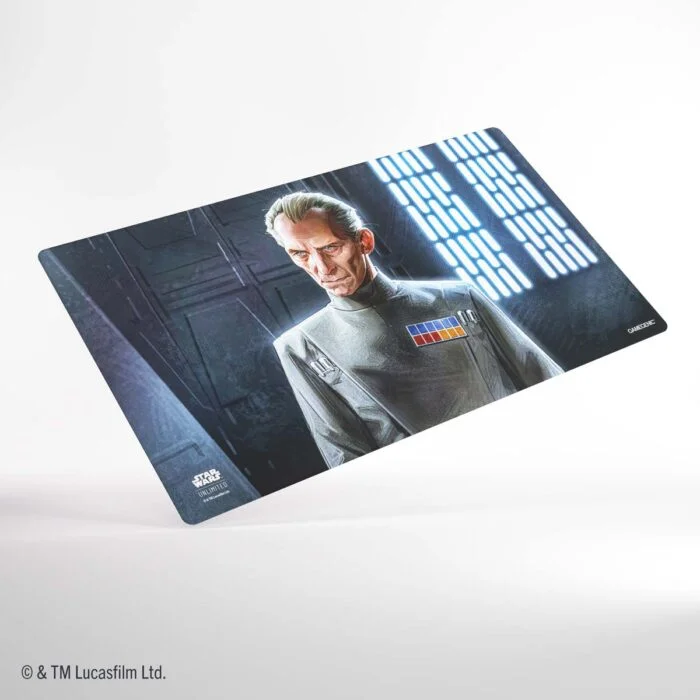 Tapis de jeu Gamegenic Star Wars Unlimited Grand Moff Tarkin, illustration de Grand Moff Tarkin, 61 x 35 cm
