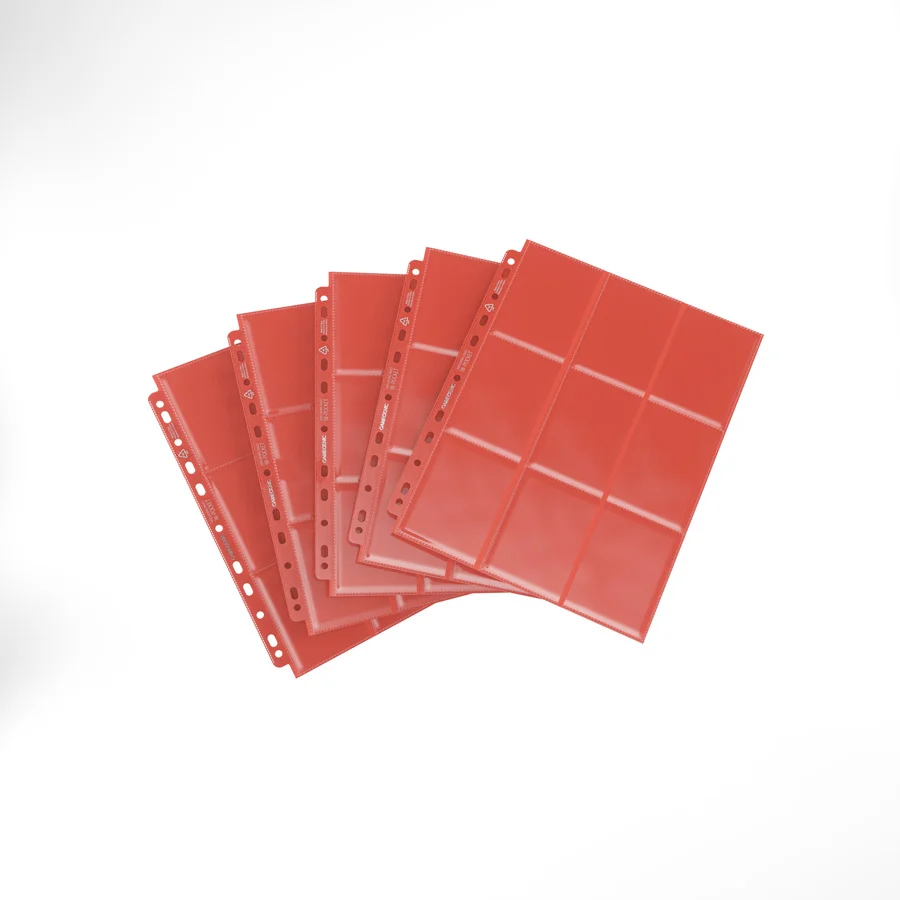 18 POCKET PAGES SIDELOADING RED