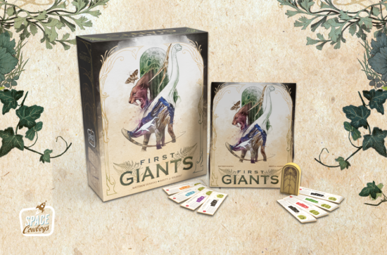 FIRST GIANTS – Mini-extension de jetons de journal et jeton de premier joueur en bois