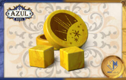 Azul Duel - conjunto de 8 tokens acrílicos perolados
