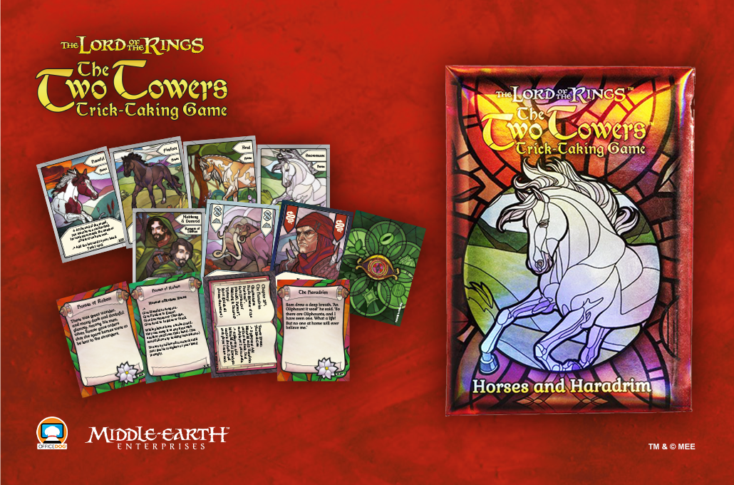The Two Towers™ Trick-Taking Game – Horses of Rohan™ and The Haradrim ...