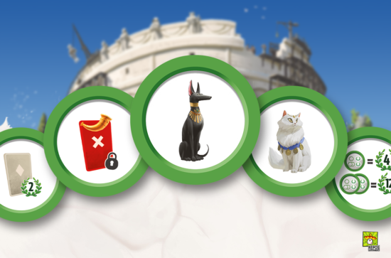 7 Wonders Architects: Medals, jeton alternatif “Chien”.