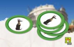 7 Wonders Architects: Medals, jeton alternatif “Chien”.