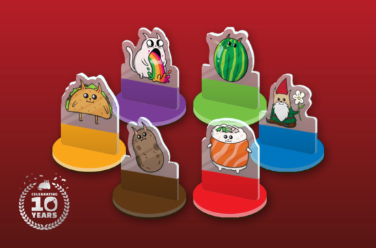 Exploding Kittens – Exclusive acrylic cat meeples