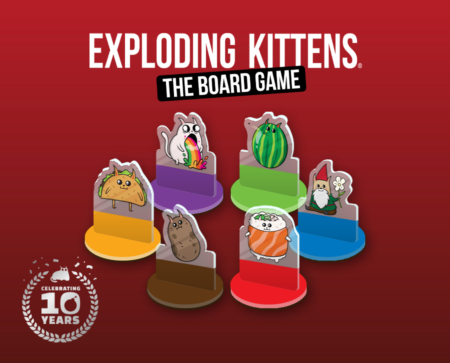 Exploding Kittens – Exclusive acrylic cat meeples