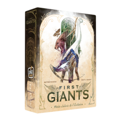 FIRST GIANTS – Un jeu de stratégie sur table se déroulant dans un monde préhistorique