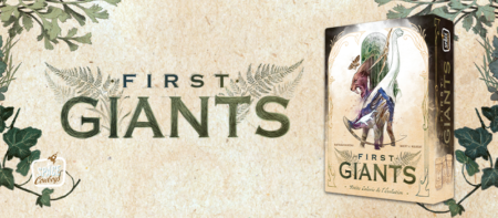 FIRST GIANTS – Un jeu de stratégie sur table se déroulant dans un monde préhistorique