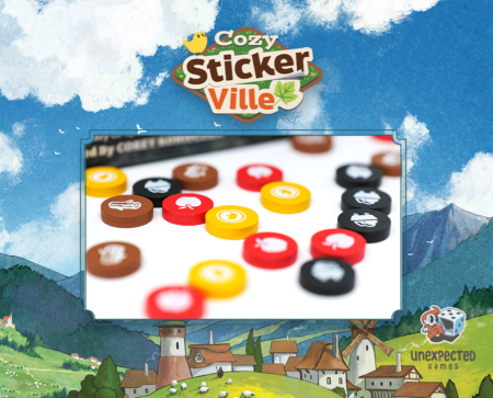 Cozy Stickerville – Holzmarker für erste Baumeister