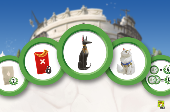 7 Wonders Architects: Medals, "Dog" token