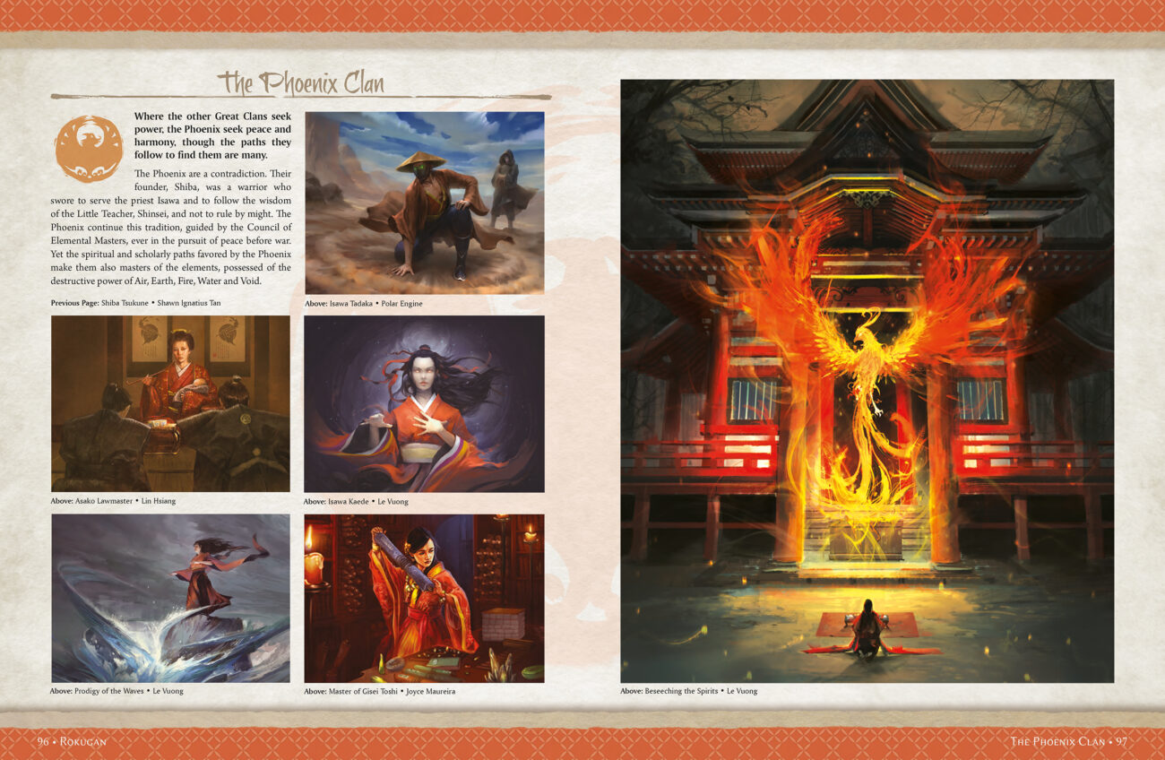 Behold the art of the emerald empire legend of the five rings