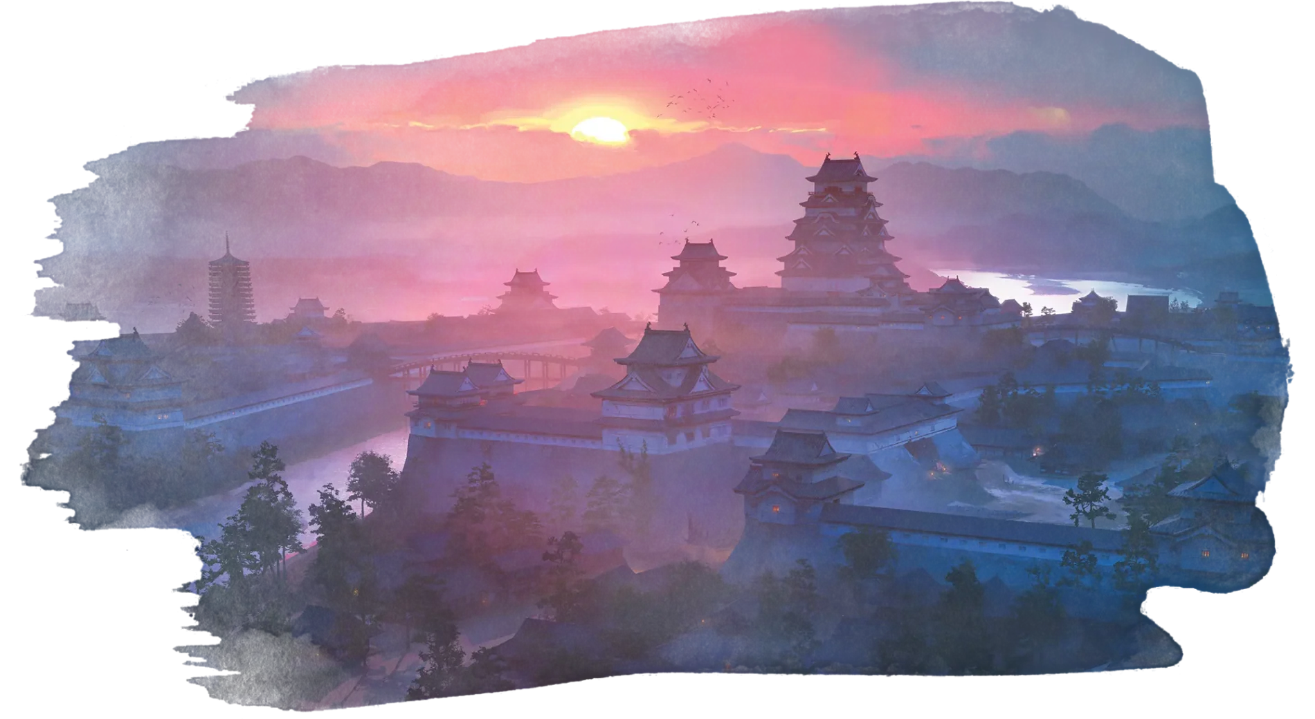 An illustration of the city of Toshi Ranbo
