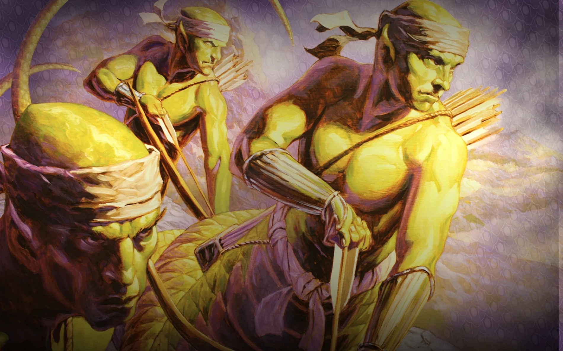 Naga archers on the hunt.