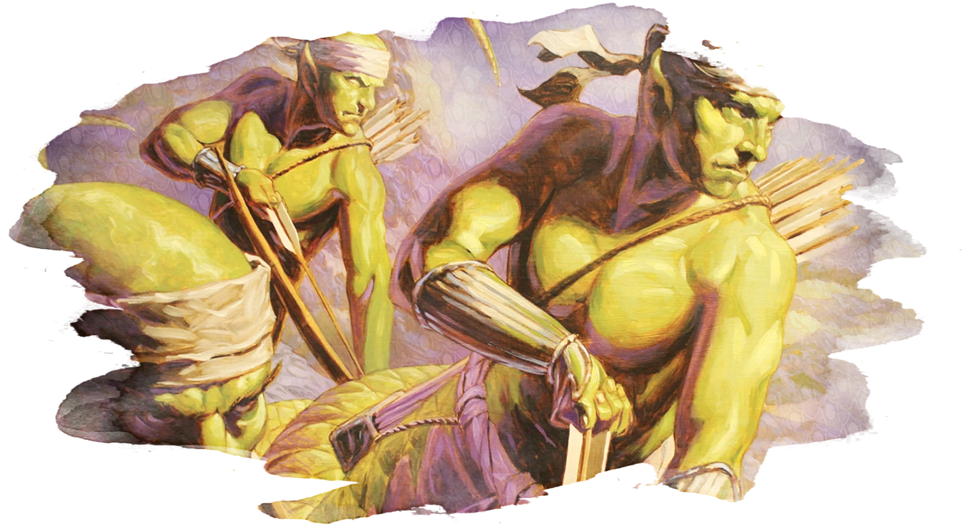 Naga archers on the hunt.