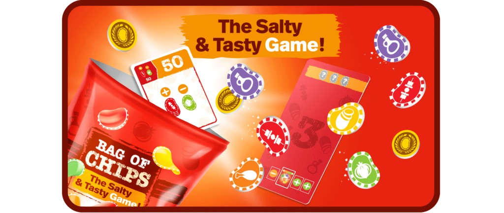 Mixlore | Bag Of Chips | Card Game | Ages 8 plus | 2-5 Players | 15 plus Minutes Playing Time