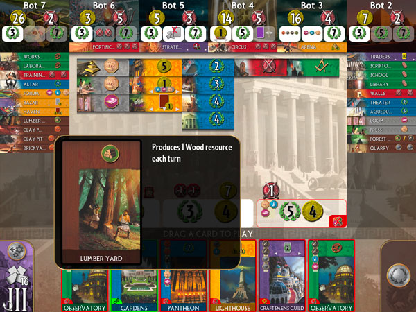 Play 7 Wonders Duel on your iOS or Android device - Repos Production